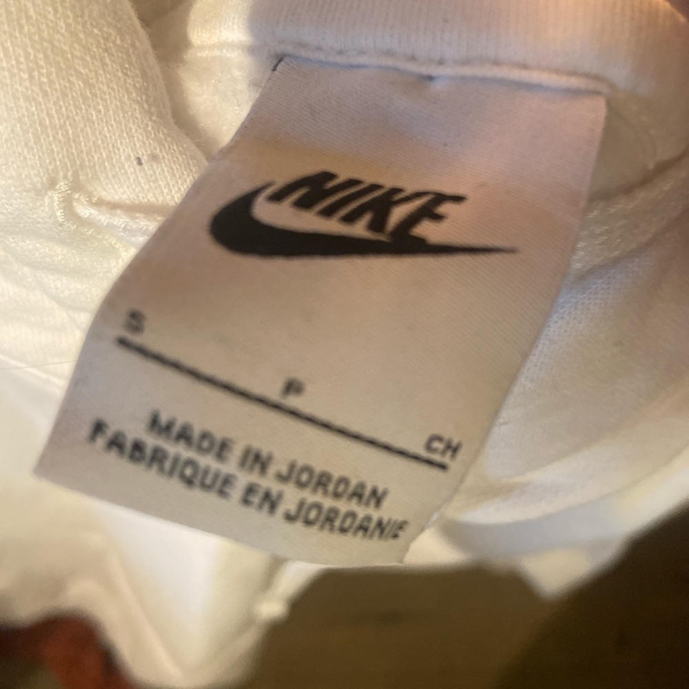 White Nike hoodie